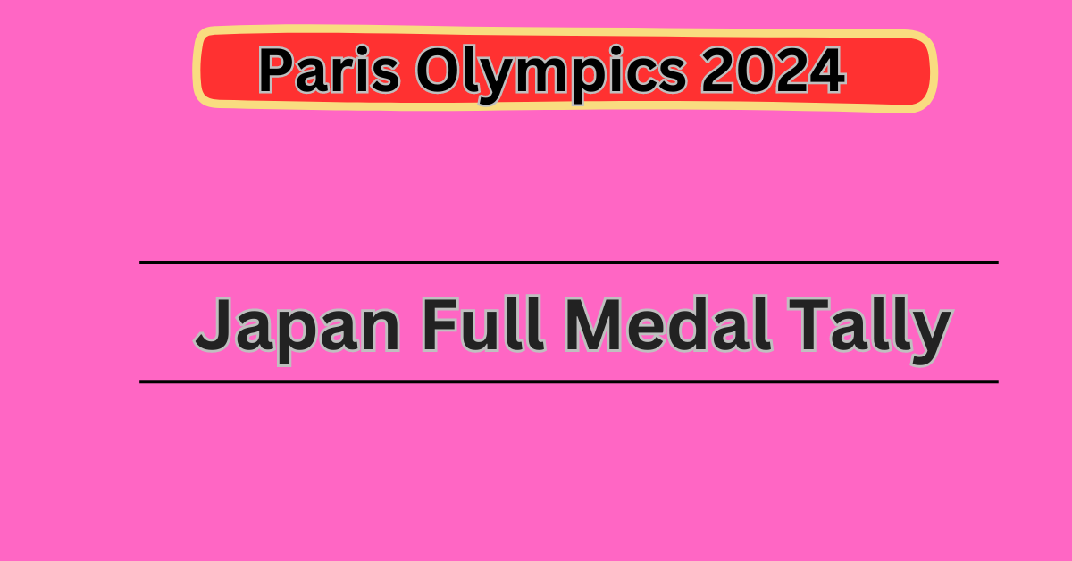 Paris Olympic 2024 Japan Medal Tally